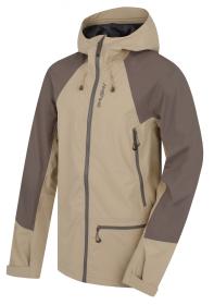 Husky Nanola M beige/grey pánska hardshell bunda