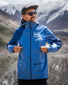 Husky Nanola M blue pánská hardshell bunda