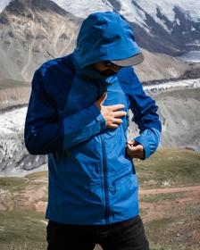 Husky Nanola M blue pánská hardshell bunda