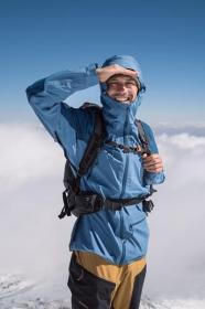 Husky Nanola M blue pánská hardshell bunda