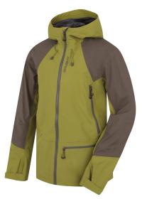 Husky Nanola M khaki/green pánska hardshell bunda