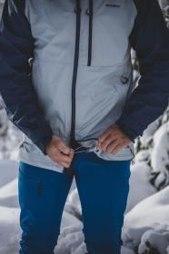 Husky Nanook M dk. blue/lt. grey pánská hardshell bunda + šátek Kilpi