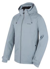 Husky Nelory M light blue pánská hardshell bunda