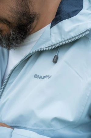 Husky Nelory M light blue pánská hardshell bunda