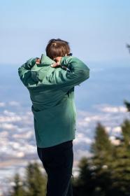 Husky Neoni M green pánská hardshell bunda