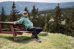 Husky Neoni M mustard pánská hardshell bunda