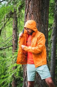 Husky Neoni M mustard pánská hardshell bunda