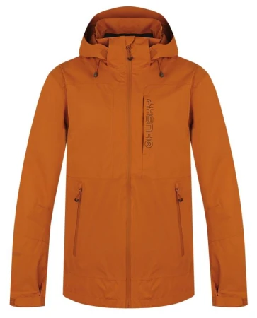 Husky Neoni M mustard pánská hardshell bunda