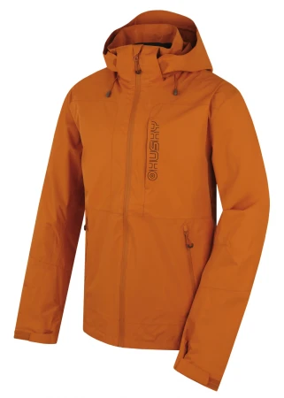 Husky Neoni M mustard pánská hardshell bunda