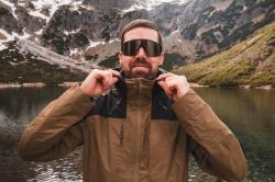 Husky Nickin M anthracite/black pánská hardshell bunda