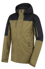 Husky Nickin M khaki/black pánska hardshell bunda