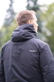 Husky Nesebi M black pánská hardshellová plněná bunda