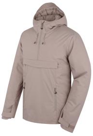 Husky Nesebi M brown pánska hardshellová plnená bunda