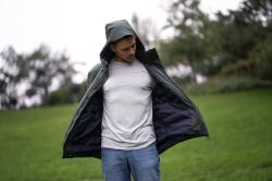 Husky Nurme M dark blue pánská hardshellová plněná bunda