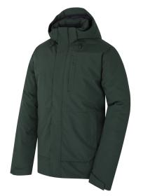 Husky Nurme M dark khaki pánska hardshellová plnená bunda