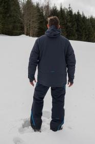 Husky Gambola M black blue pánská lyžařská bunda + šátek Kilpi