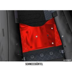 Husky Gambola M black blue pánská lyžařská bunda + šátek Kilpi