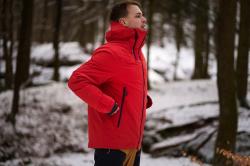 Husky Gambola M black blue pánská lyžařská bunda + šátek Kilpi