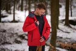 Husky Gambola M black blue pánská lyžařská bunda + šátek Kilpi