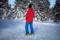 Husky Gambola M black blue pánská lyžařská bunda + šátek Kilpi