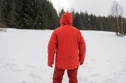 Husky Gambola M red pánská lyžařská bunda + šátek Kilpi