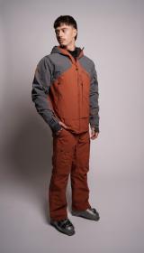 Husky Geilo M brown/grey pánská lyžařská bunda
