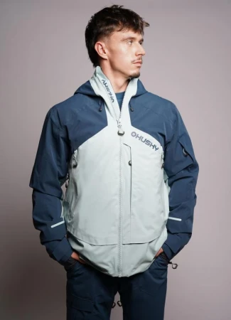 Husky Geilo M mint/blue pánská lyžařská bunda