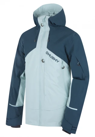 Husky Geilo M mint/blue pánská lyžařská bunda