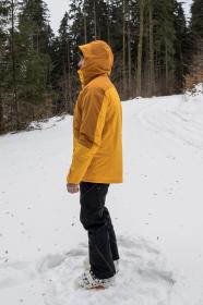 Husky Gomez M mustard/yellow pánská lyžařská bunda + šátek Kilpi