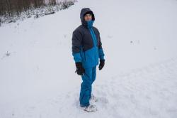 Husky Gomez M mustard/yellow pánská lyžařská bunda + šátek Kilpi