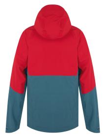 Husky Nicco M red/turquoise pánská lyžařská bunda