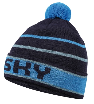 Husky Meralp blue pánská merino čepice
