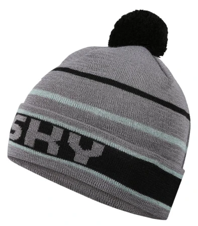 Husky Meralp grey pánská merino čepice