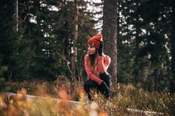 Husky Merhat 1 černá pánská merino čepice