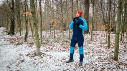 Husky Merhat 1 green pánská merino čepice