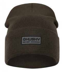 Husky Merhat 1 khaki pánská merino čepice