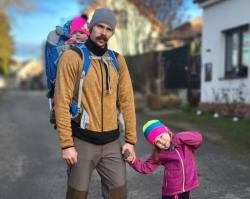 Husky Merhat 3 brown pánska merino čiapka