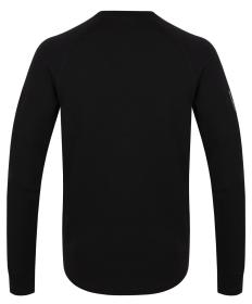 Husky Aron M black pánská merino mikina