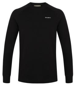 Husky Aron M black pánská merino mikina