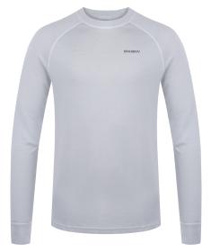 Husky Aron M light grey pánská merino mikina