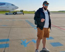 Husky Any M turquoise pánská mikina