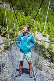 Husky Any M turquoise pánská mikina