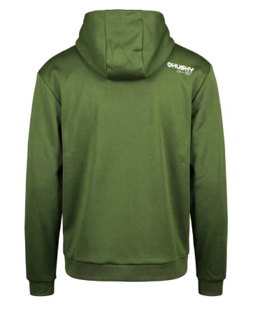 Husky Akap M green pánská mikina s kapucí