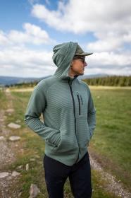 Husky Anara M black pánská mikina s kapucí