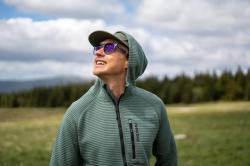 Husky Anara M black pánská mikina s kapucí