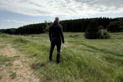 Husky Anara M black pánská mikina s kapucí