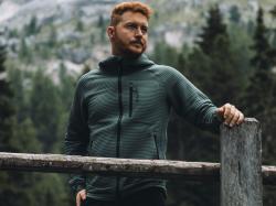 Husky Anara M black pánská mikina s kapucí