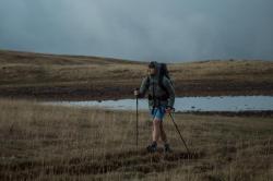 Husky Anara M black pánská mikina s kapucí