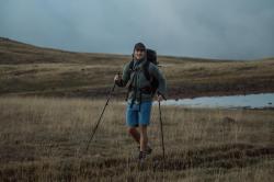 Husky Anara M black pánská mikina s kapucí