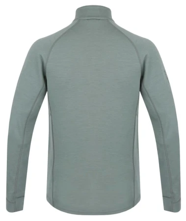 Husky Alou M faded green pánska mikina z merino vlny